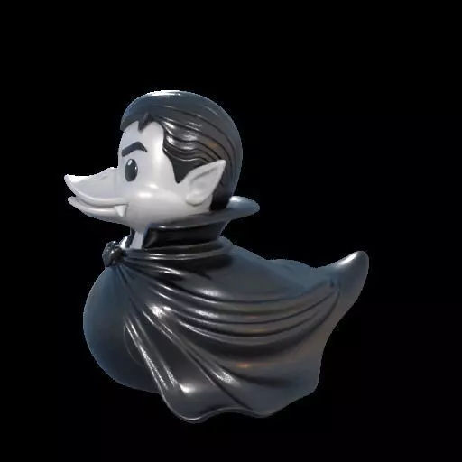 Dracula Rubber Duck 3D print model_18