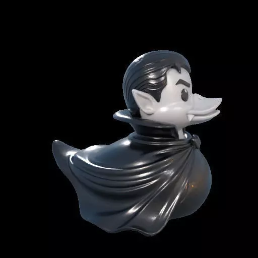 Dracula Rubber Duck 3D print model_27