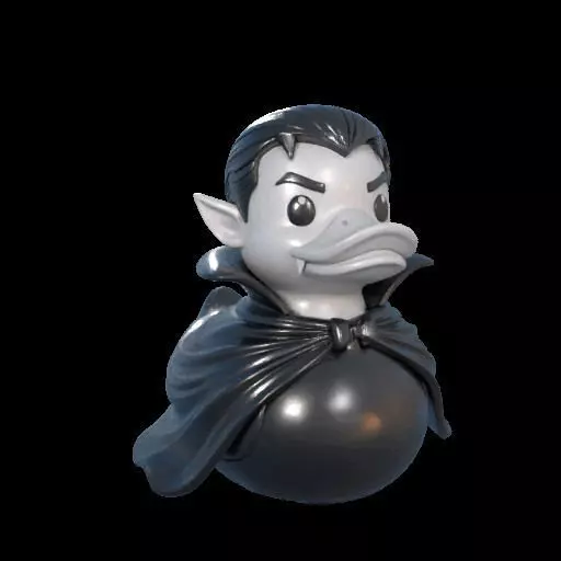 Dracula Rubber Duck 3D print model_13