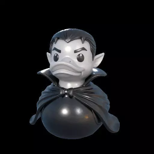 Dracula Rubber Duck 3D print model_23