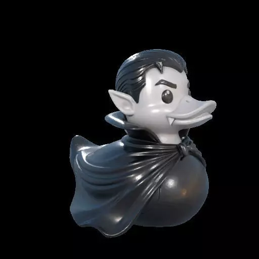 Dracula Rubber Duck 3D print model_25