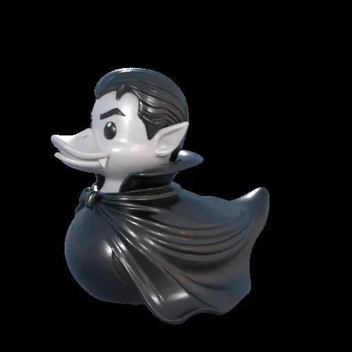 Dracula Rubber Duck 3D print model_19