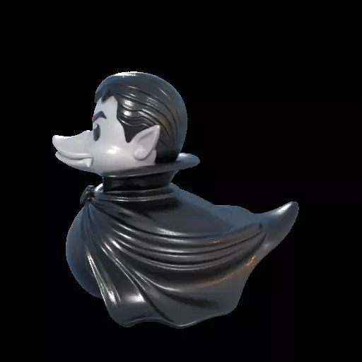 Dracula Rubber Duck 3D print model_17