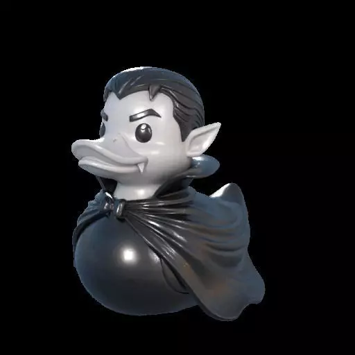 Dracula Rubber Duck 3D print model_21