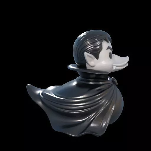 Dracula Rubber Duck 3D print model_28