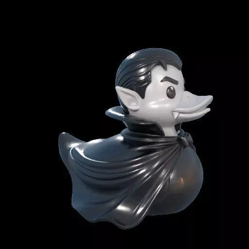 Dracula Rubber Duck 3D print model_26