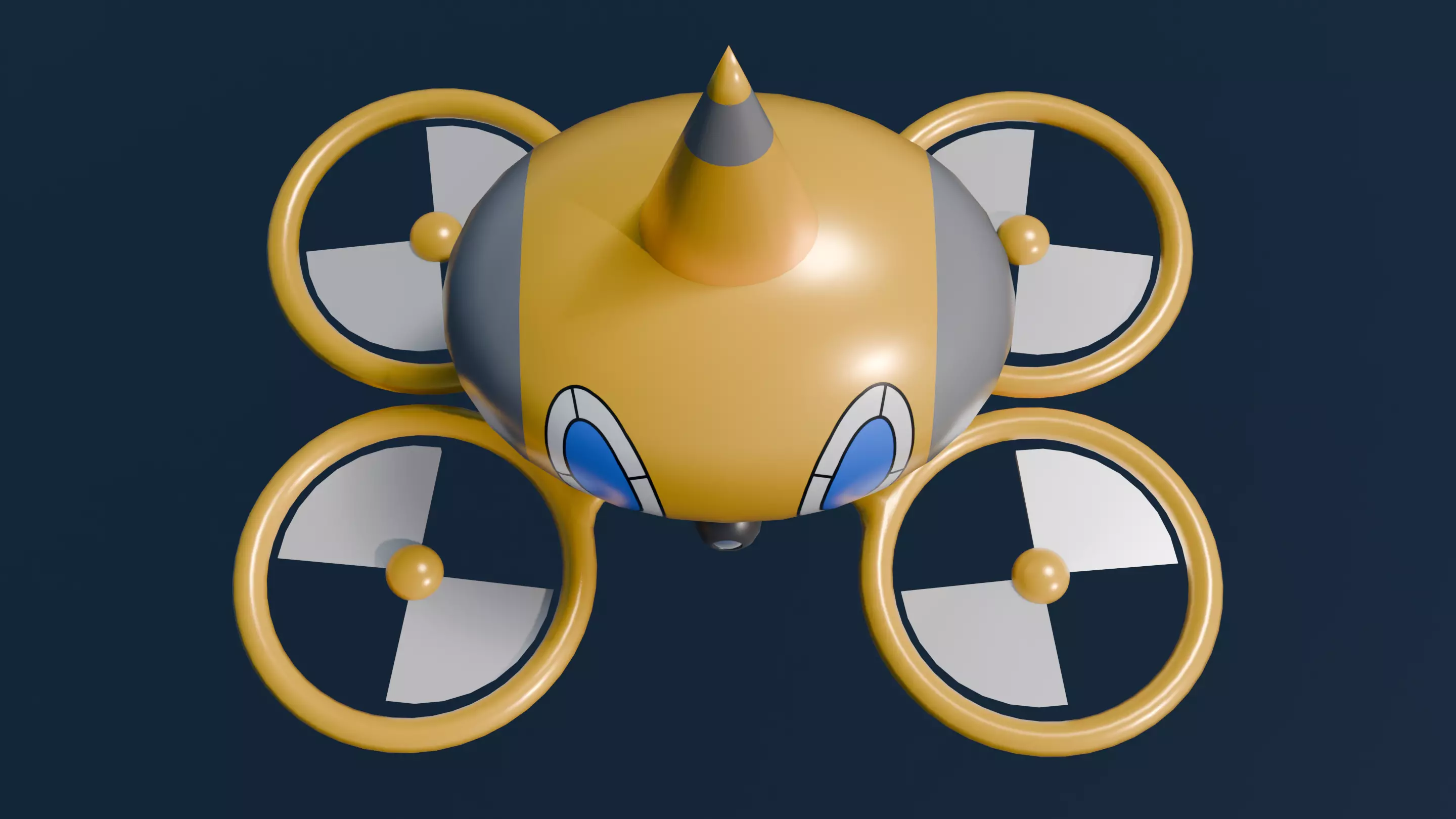 Pokemon Drone Rotom 3D model_10