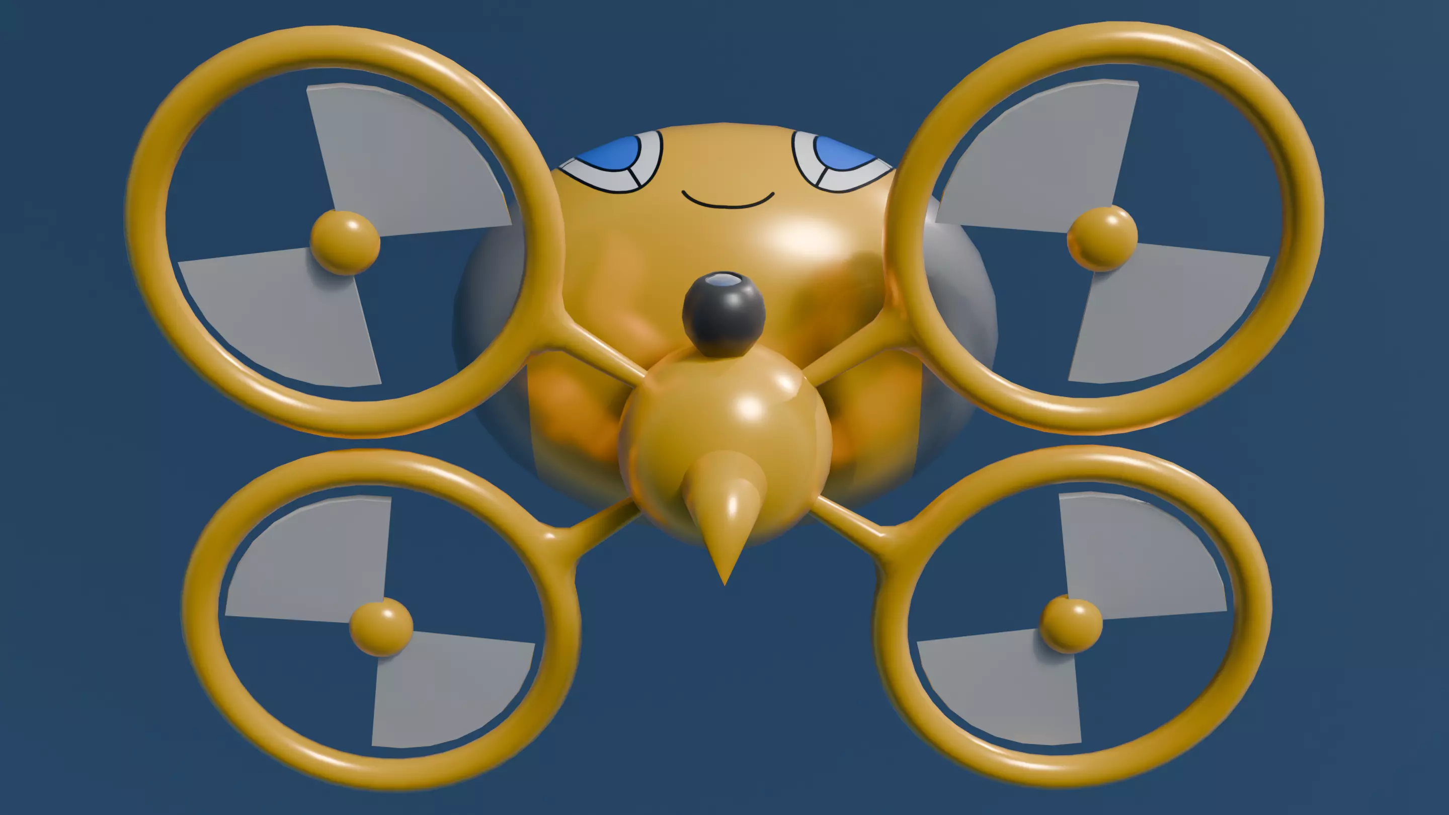 Pokemon Drone Rotom 3D model_13