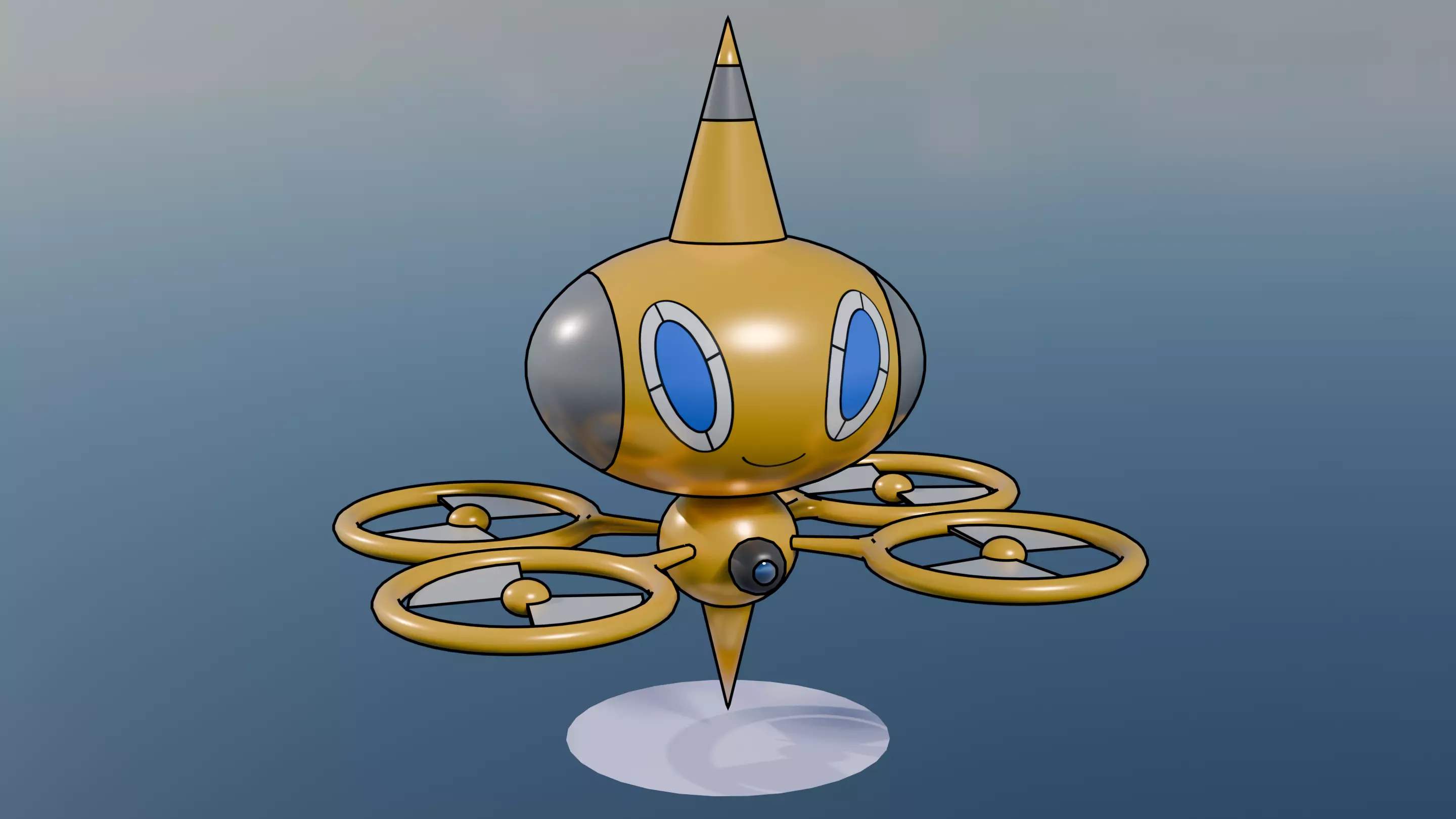 Pokemon Drone Rotom 3D model_0