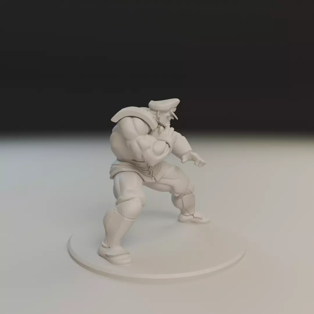 M Bison 3D print model_11