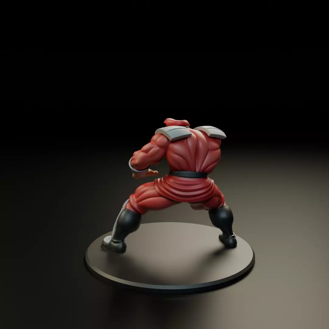 M Bison 3D print model_6