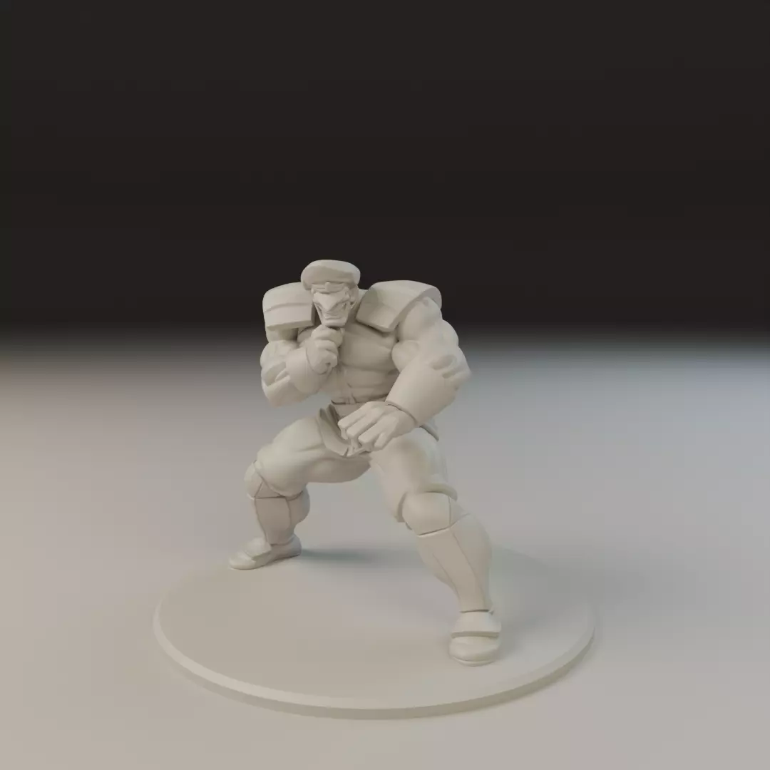 M Bison 3D print model_9