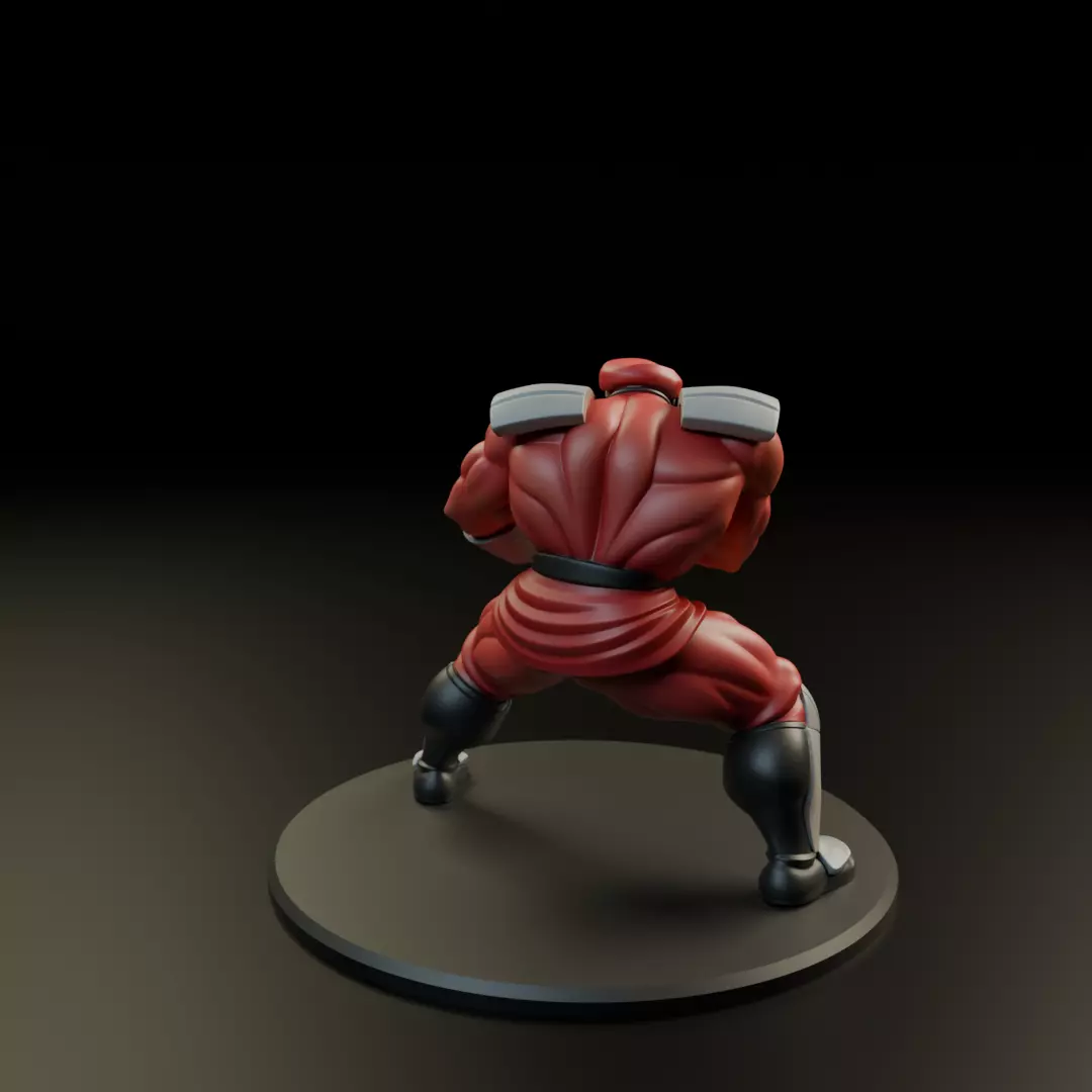 M Bison 3D print model_14