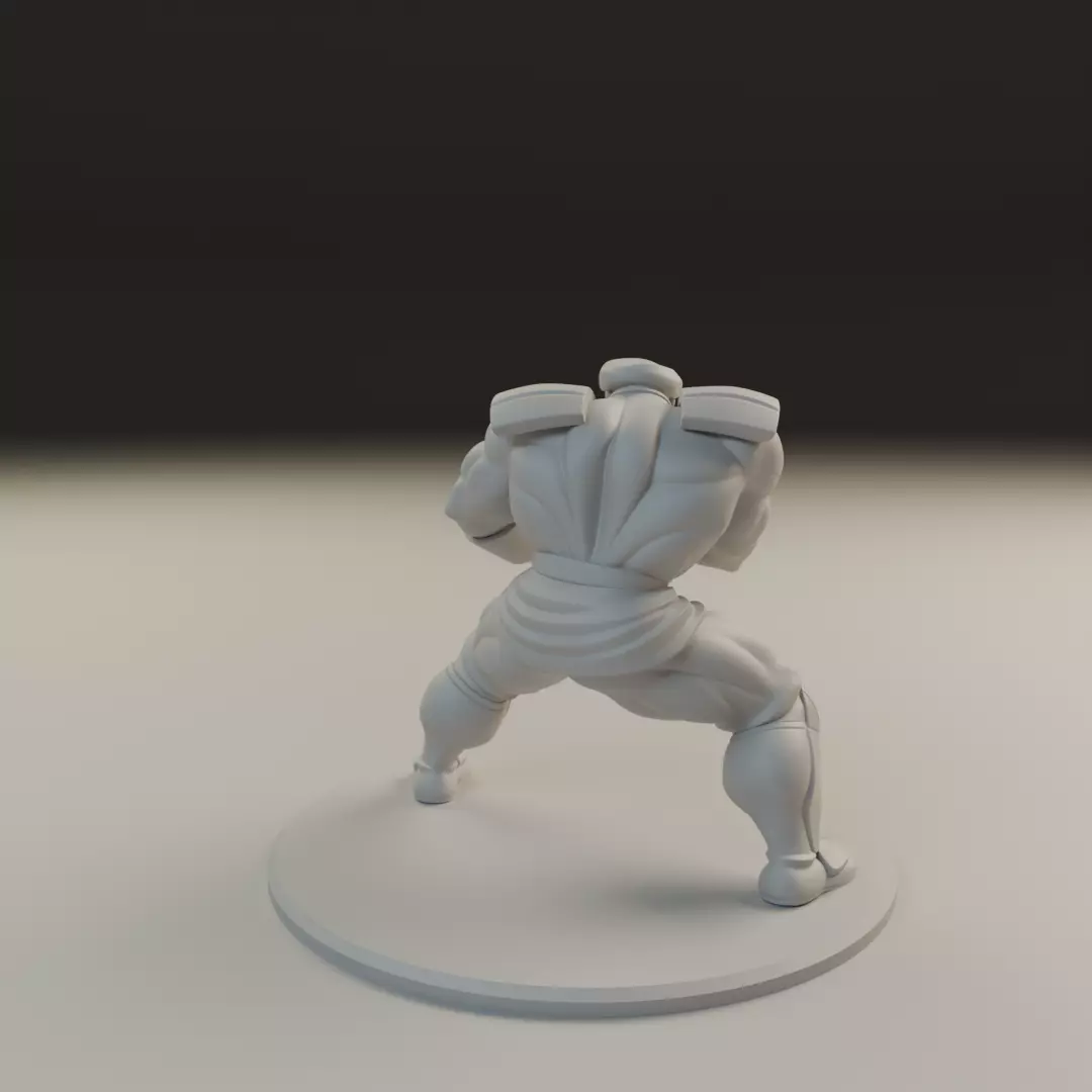 M Bison 3D print model_13
