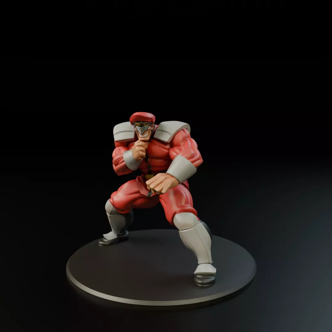 M Bison 3D print model_10