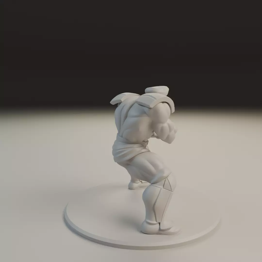 M Bison 3D print model_1