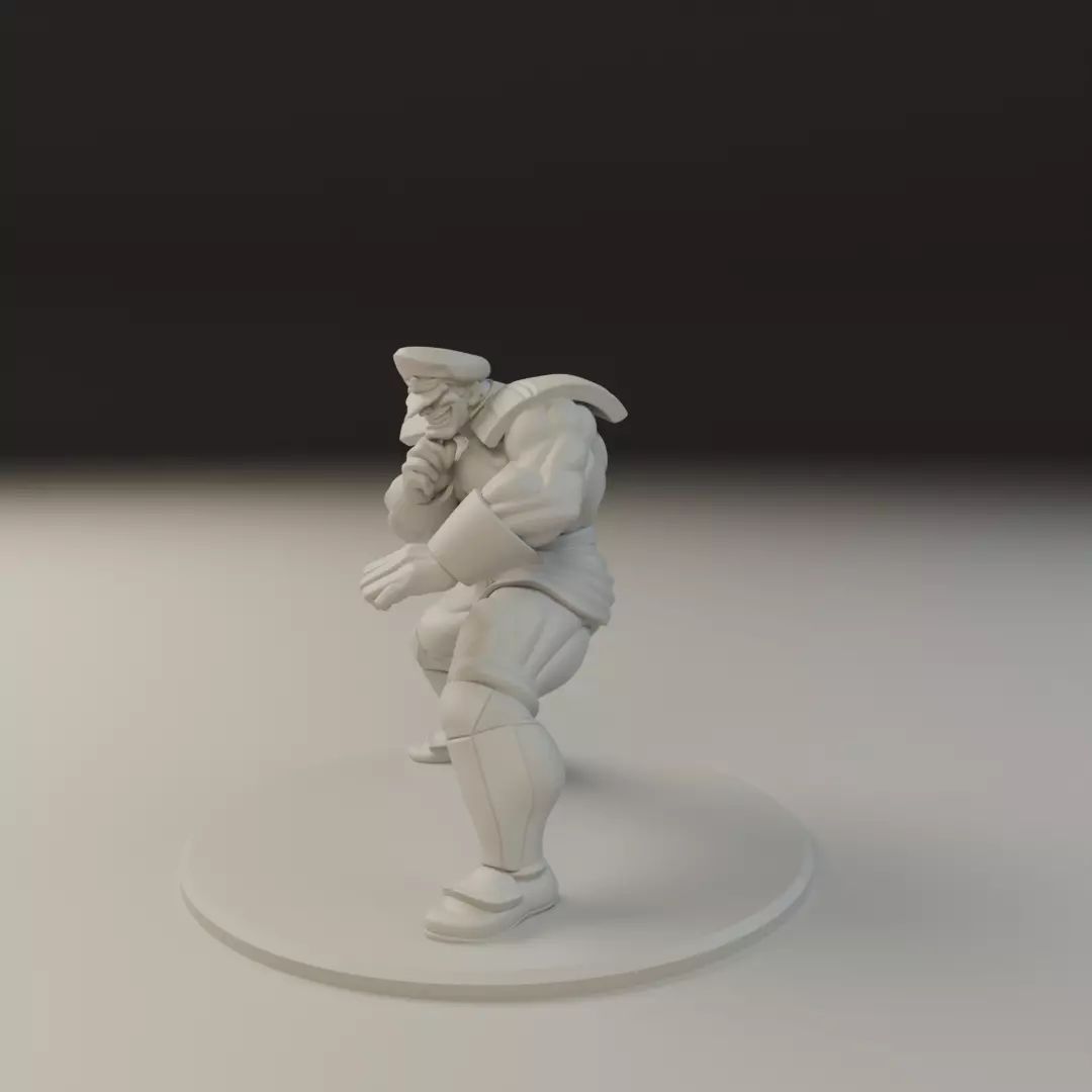 M Bison 3D print model_3