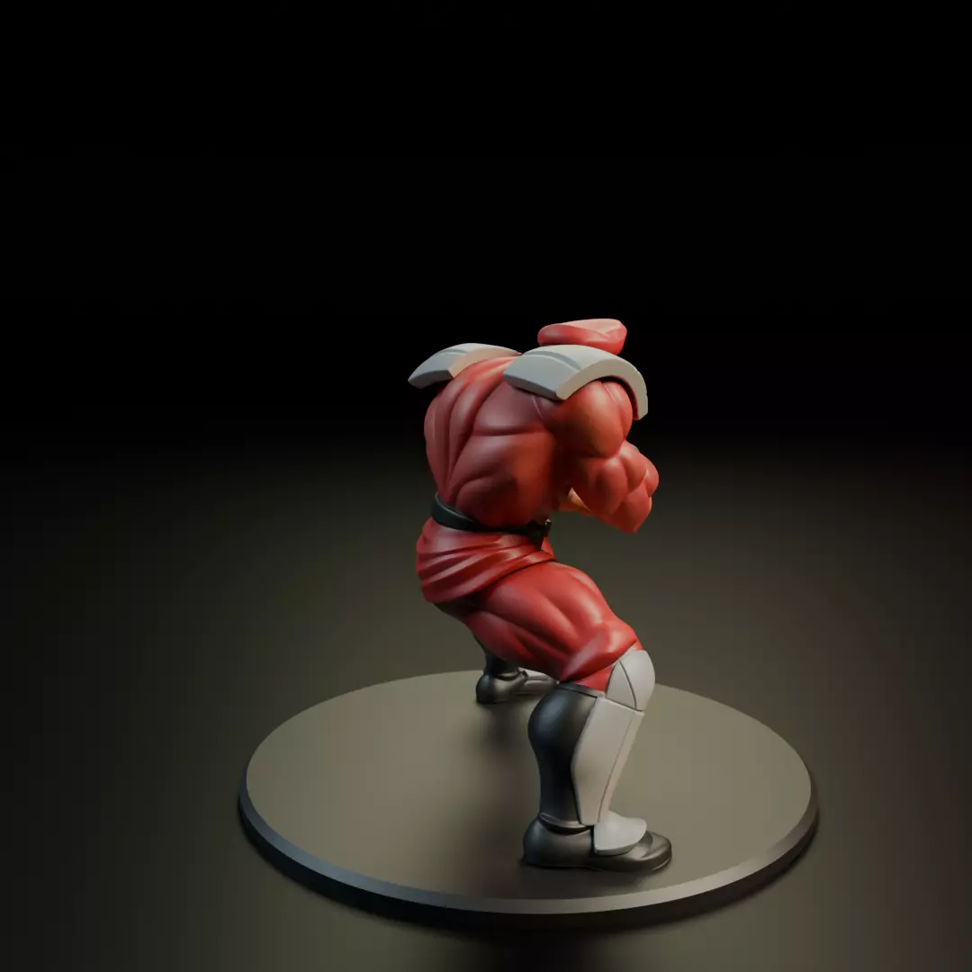 M Bison 3D print model_2
