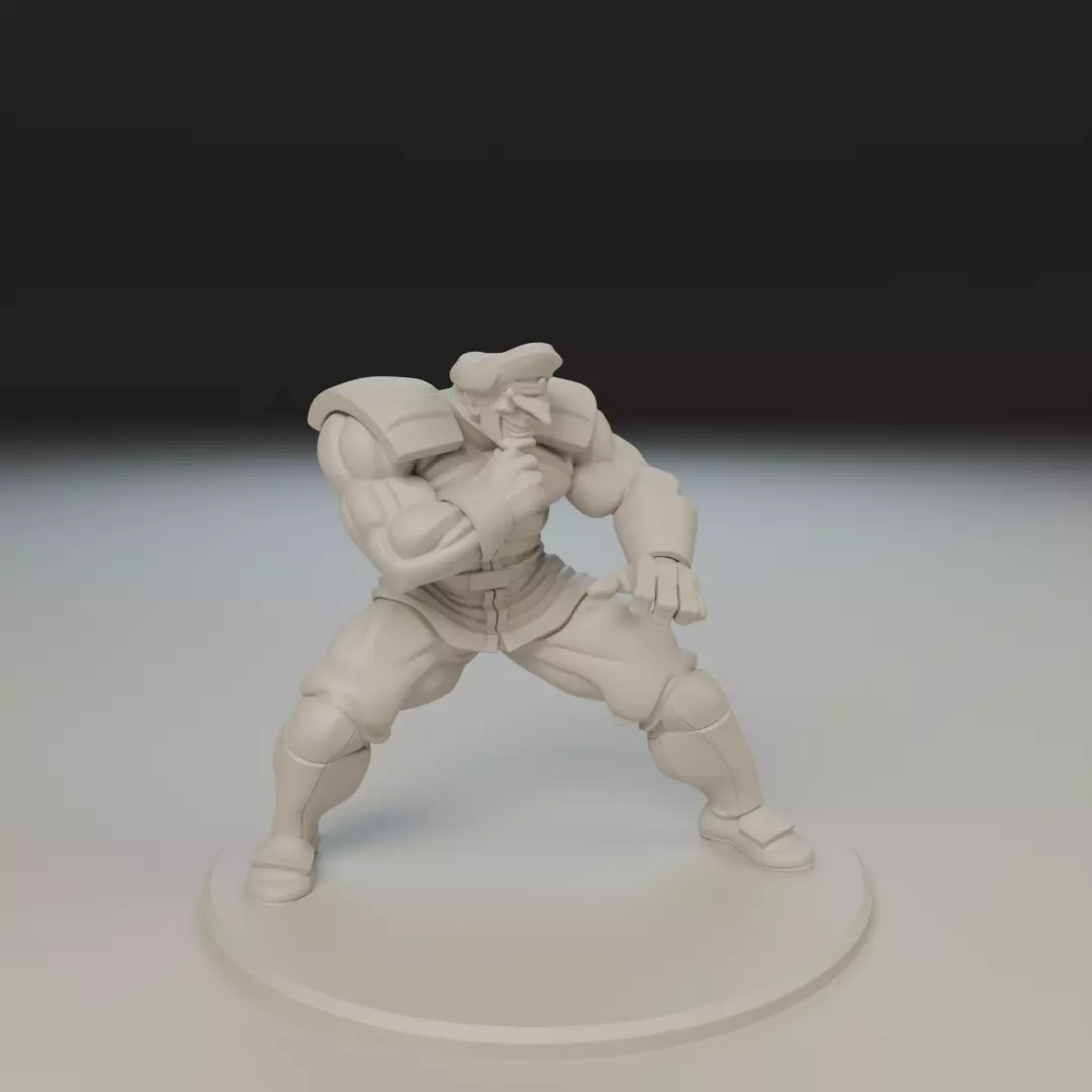 M Bison 3D print model_15