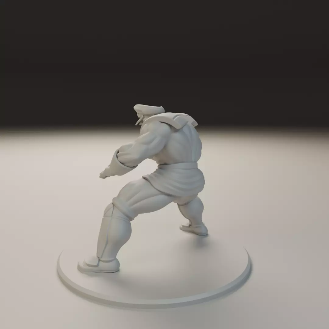 M Bison 3D print model_7