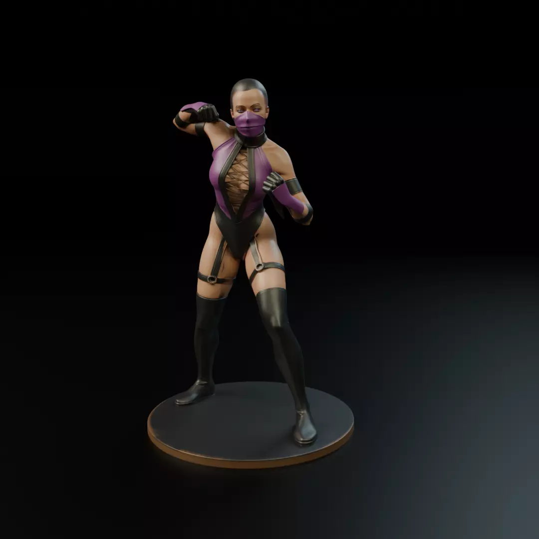 Mileena mk3 3D print model_9
