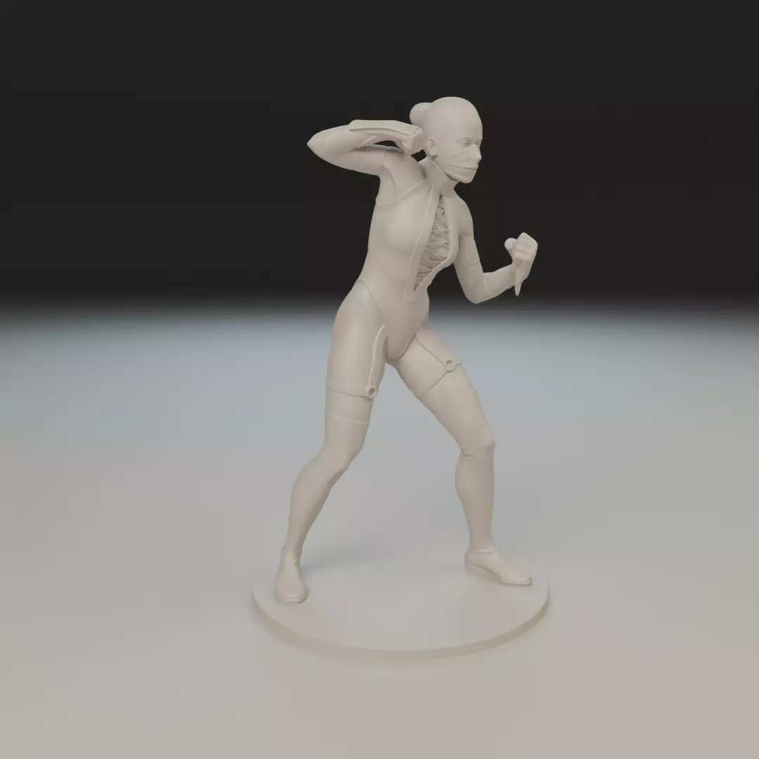 Mileena mk3 3D print model_16