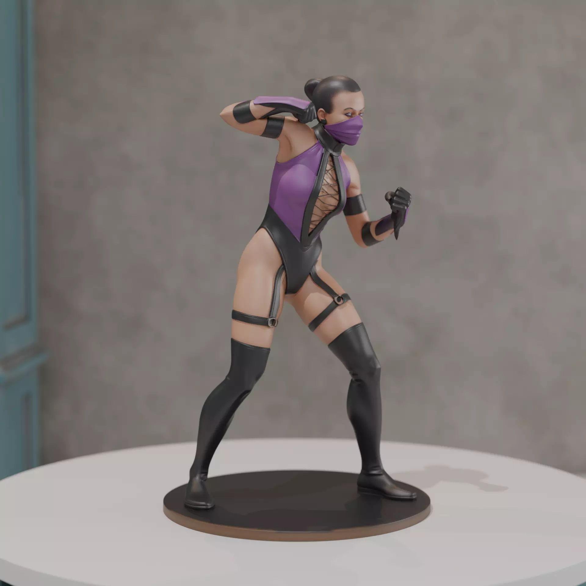 Mileena mk3 3D print model_0