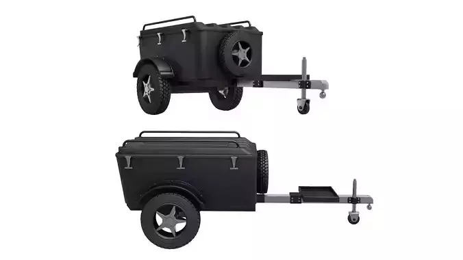 cargo Trailer 3D model