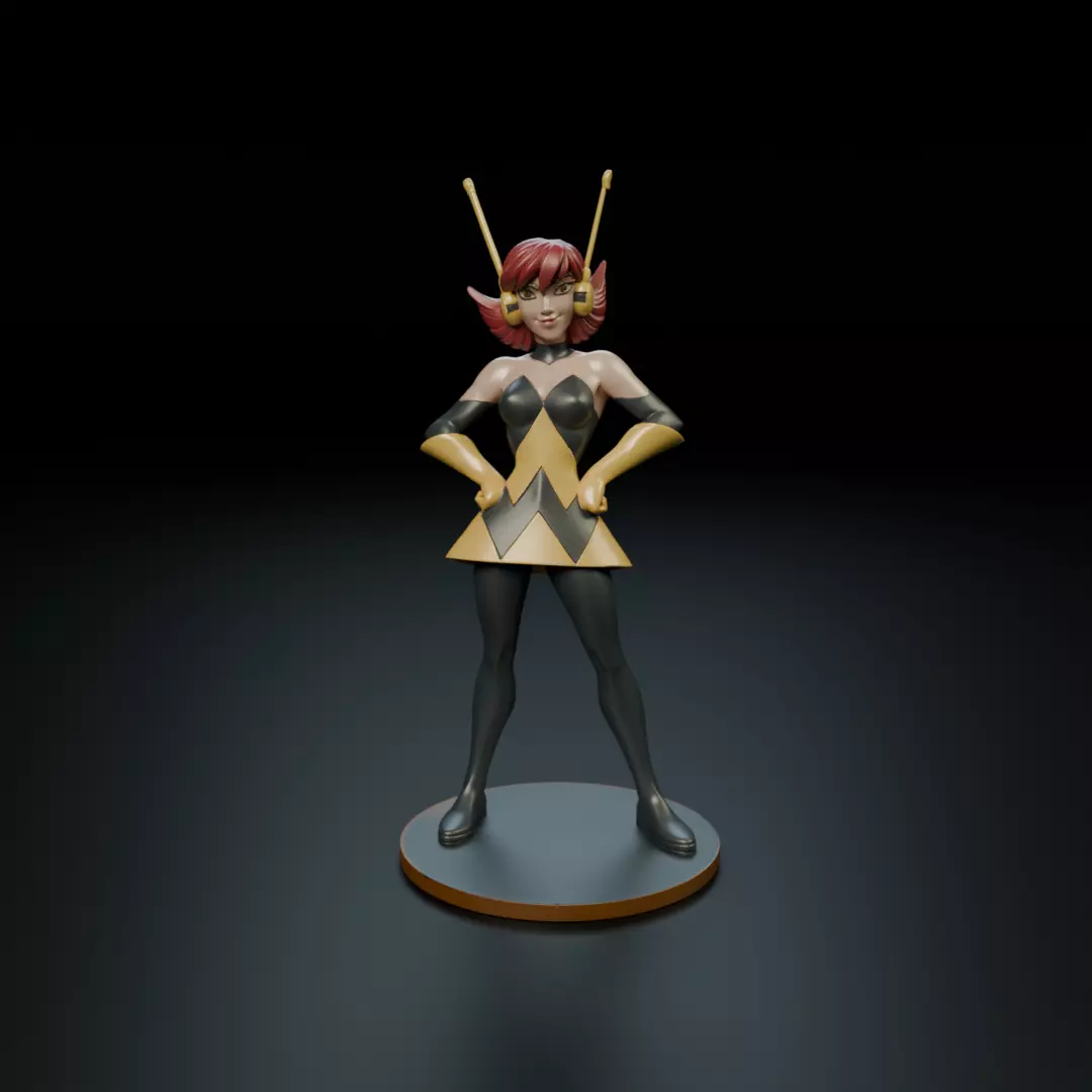 Wasp Maria Trovaya 3D print model_16