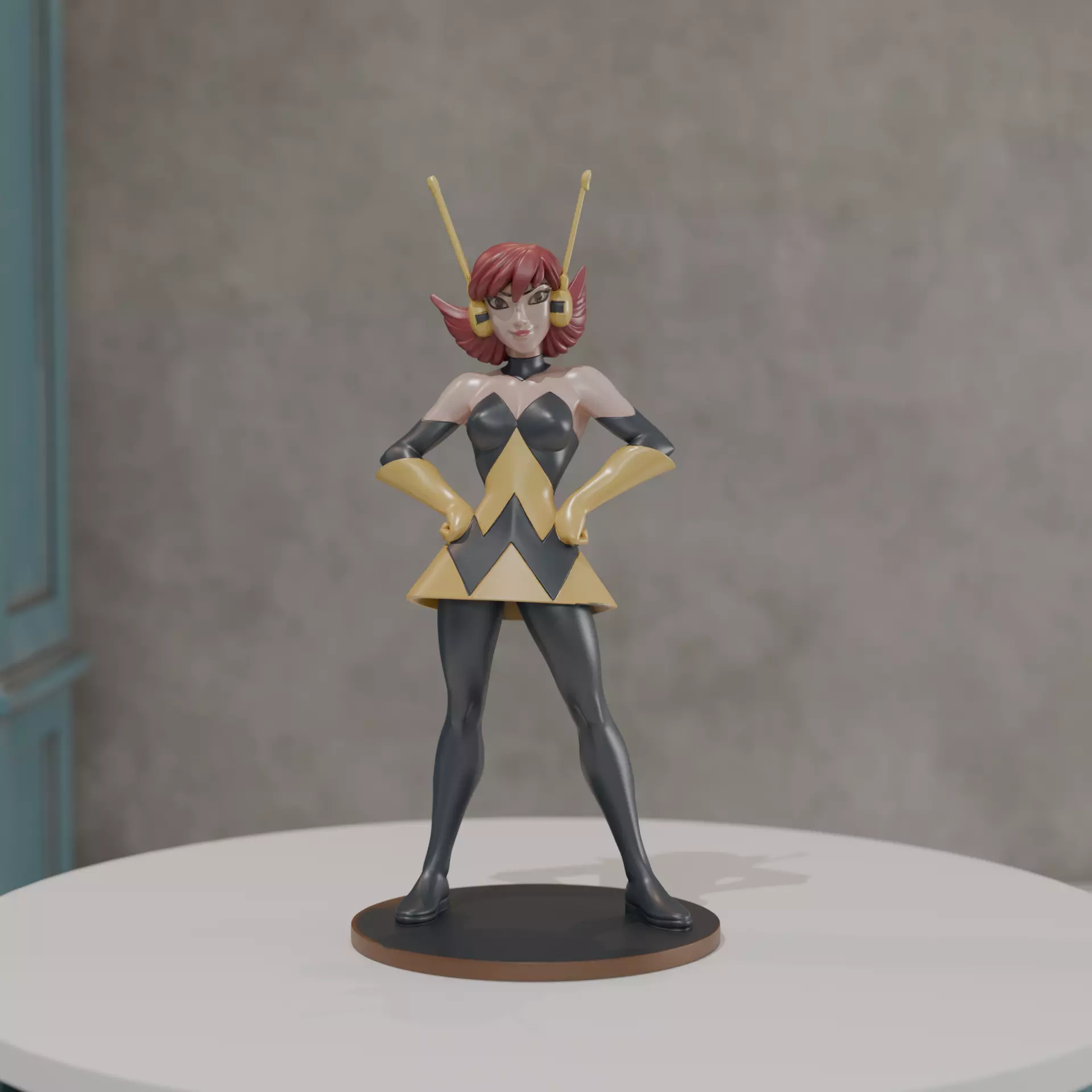 Wasp Maria Trovaya 3D print model_0