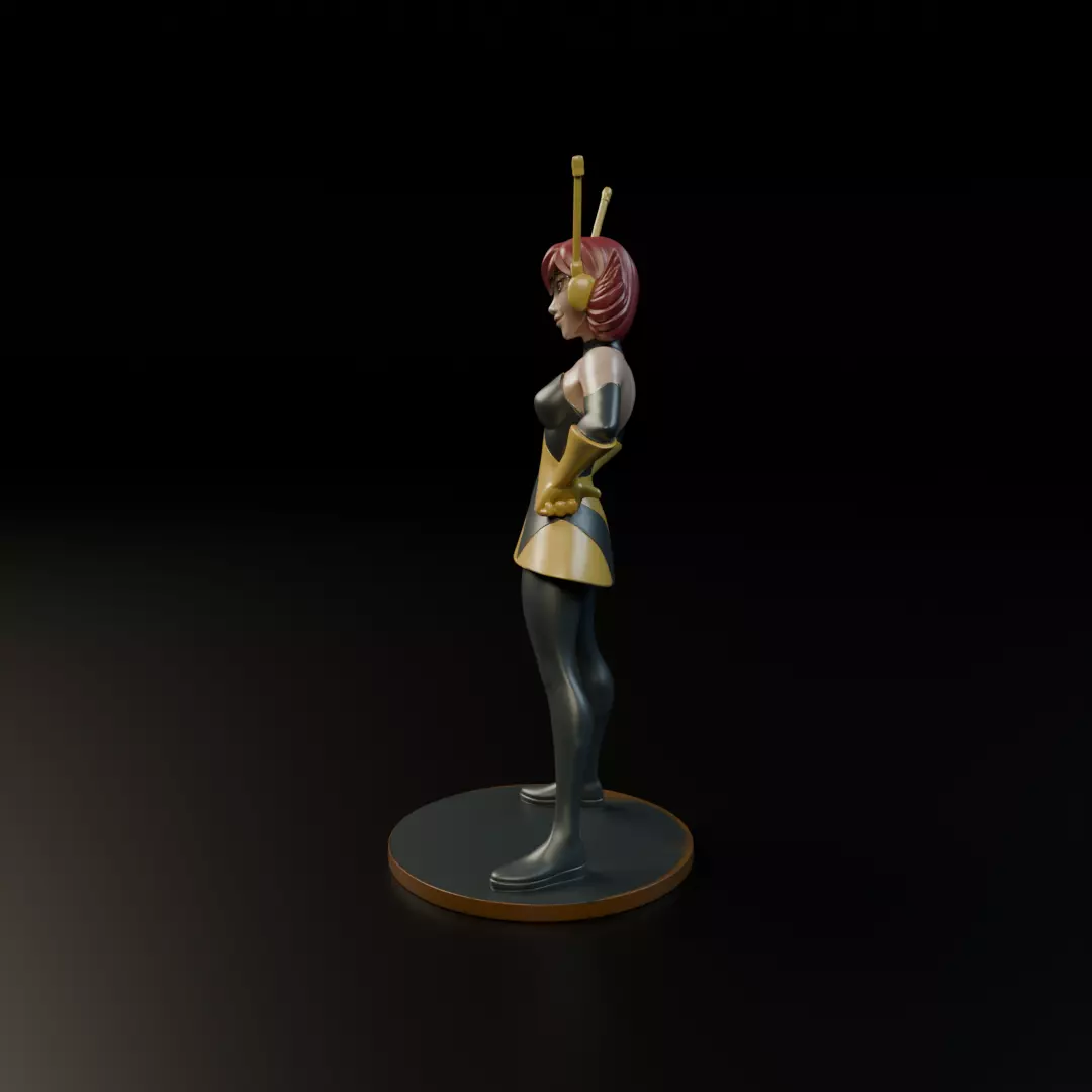 Wasp Maria Trovaya 3D print model_4