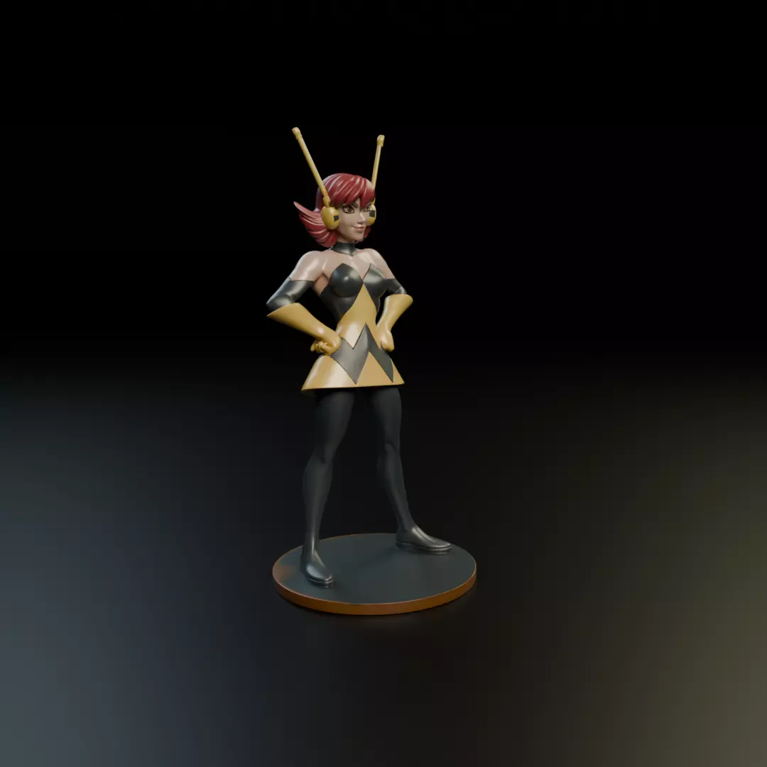 Wasp Maria Trovaya 3D print model_12