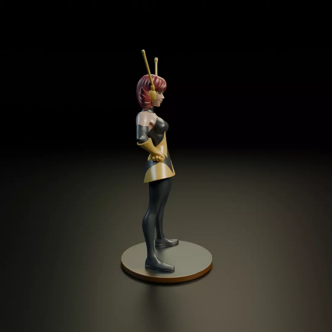 Wasp Maria Trovaya 3D print model_2