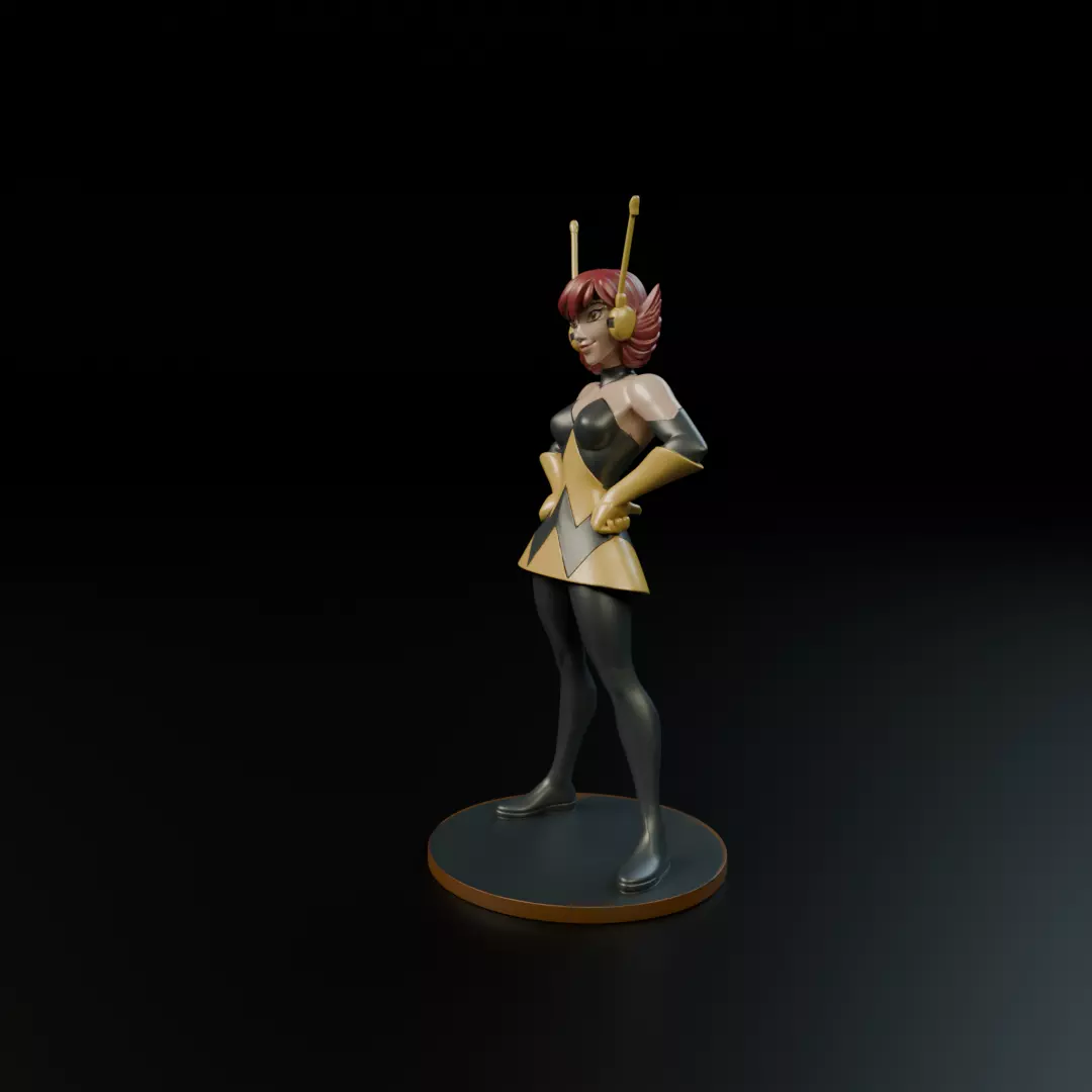 Wasp Maria Trovaya 3D print model_10