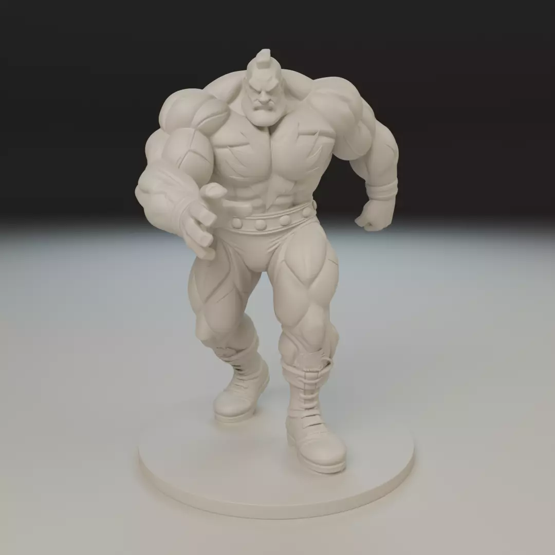 Zangief 3D print model_16