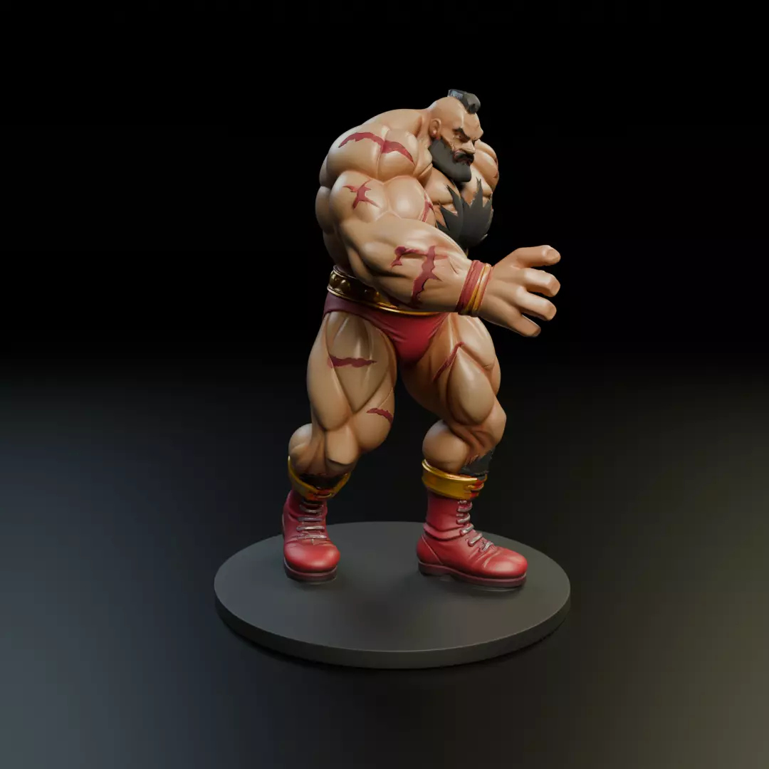Zangief 3D print model_11