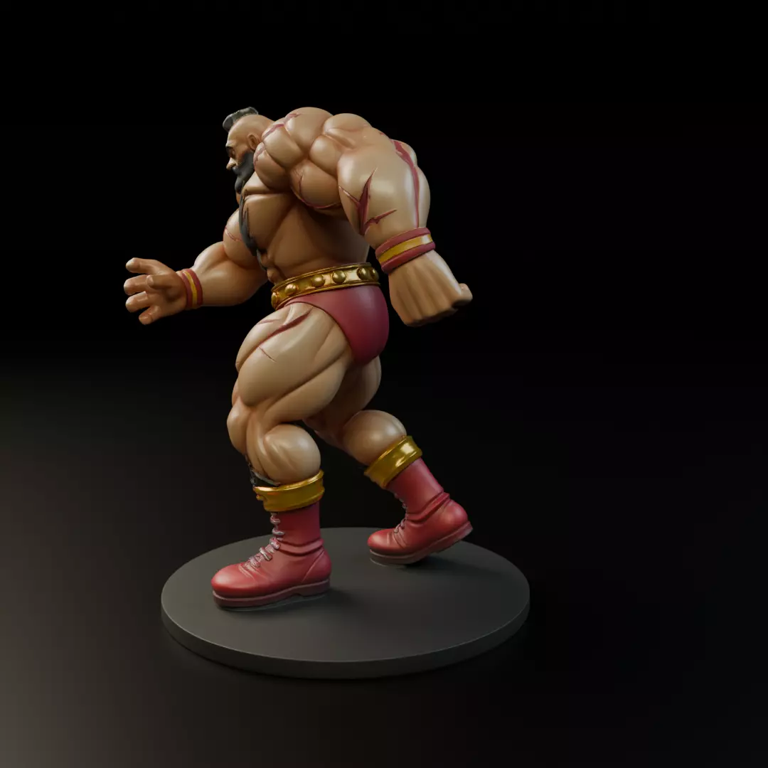 Zangief 3D print model_3