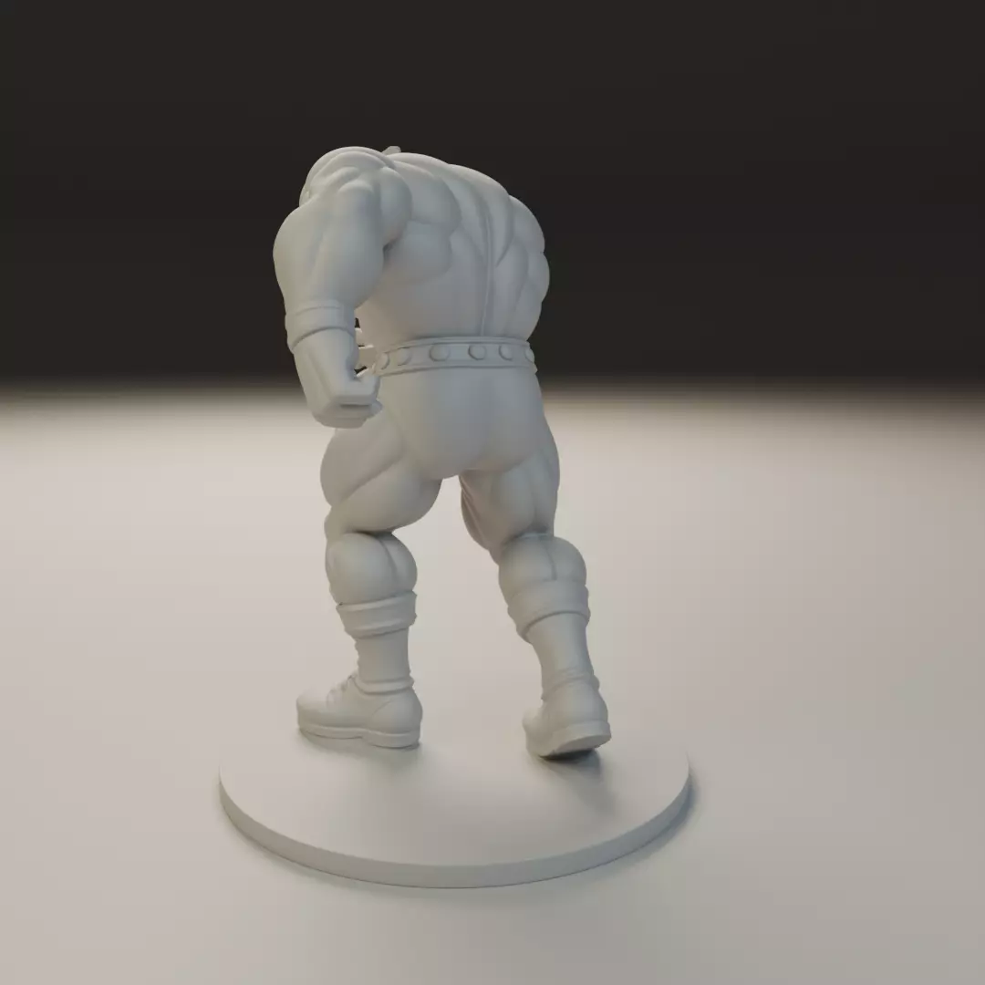 Zangief 3D print model_8