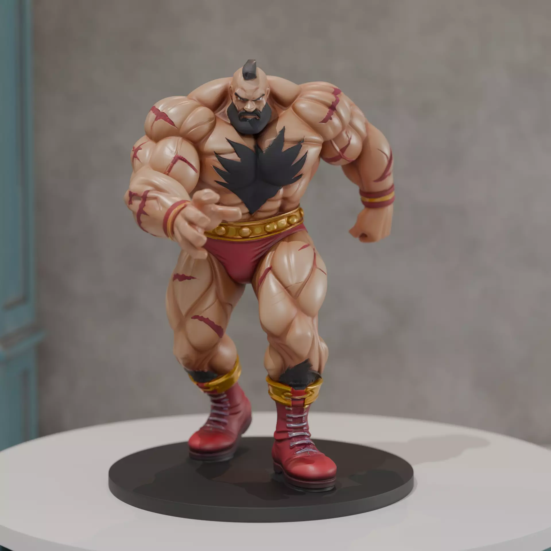 Zangief 3D print model_0