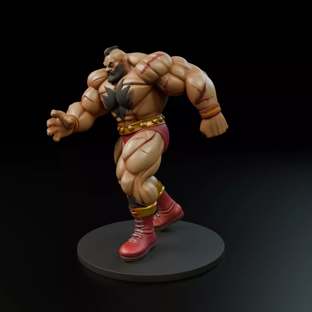 Zangief 3D print model_9