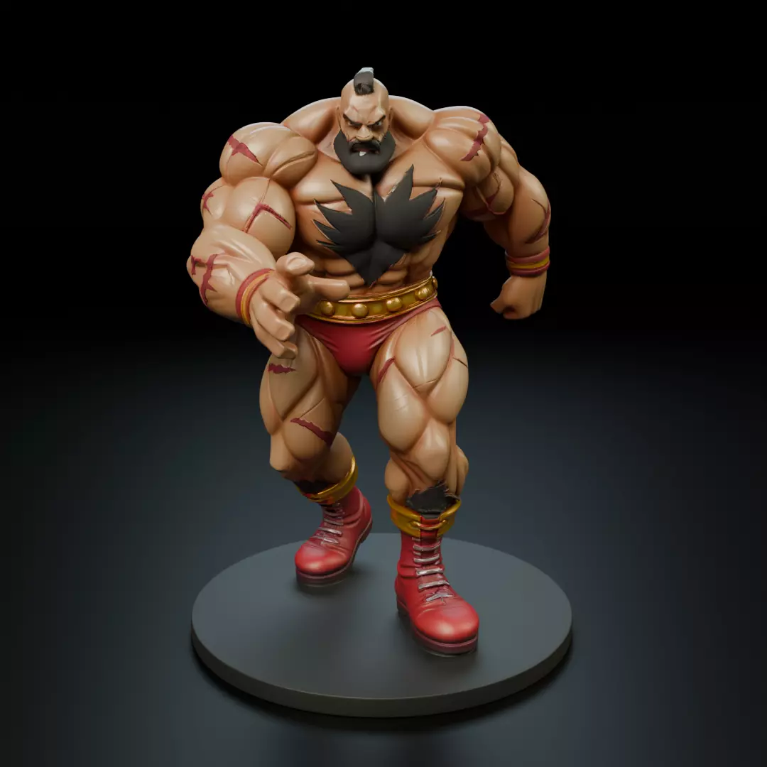 Zangief 3D print model_15