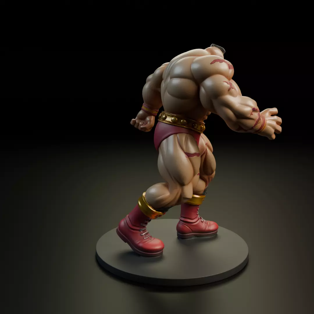 Zangief 3D print model_1