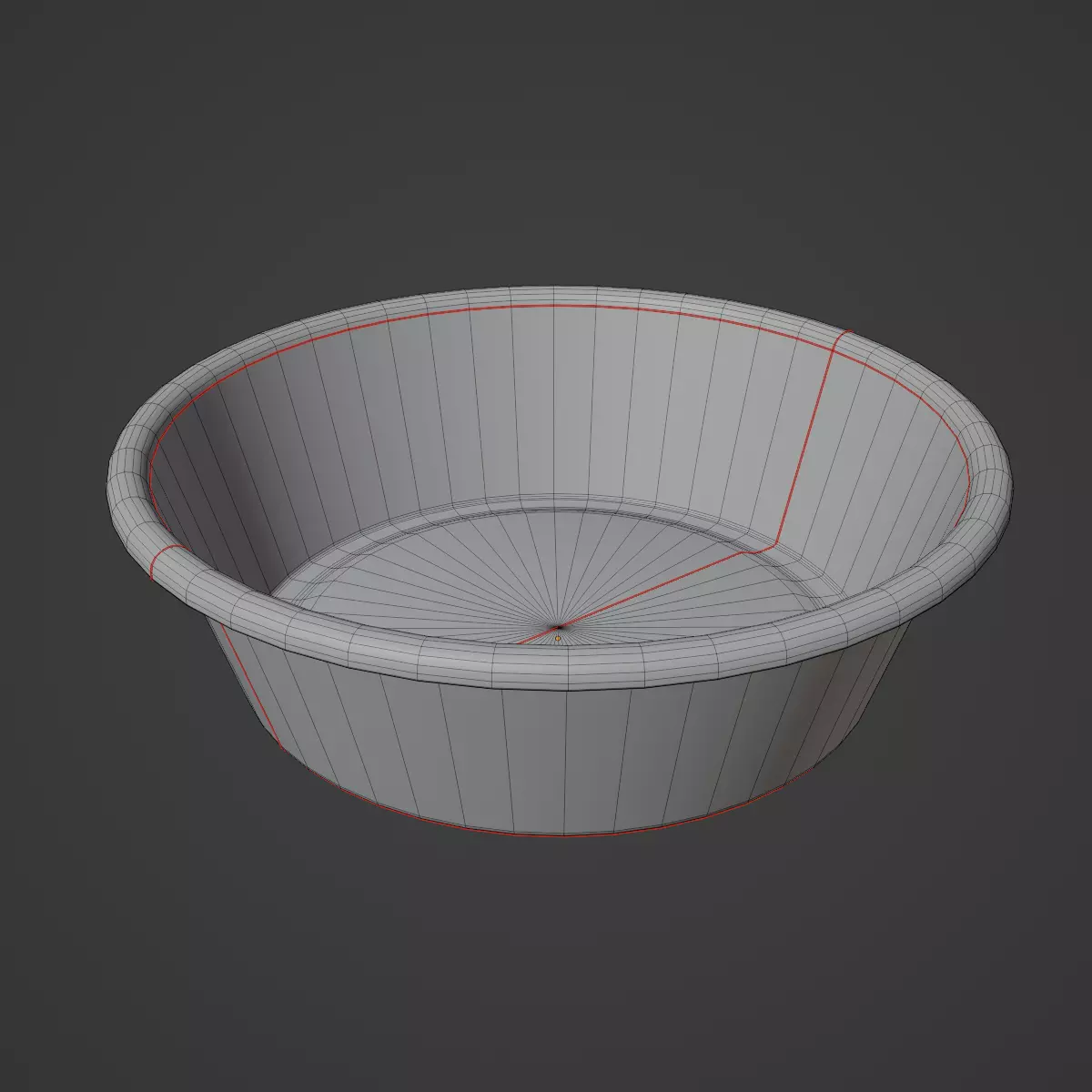 Simple Plastic Wash Basin B Pack 3D Model Collection_39