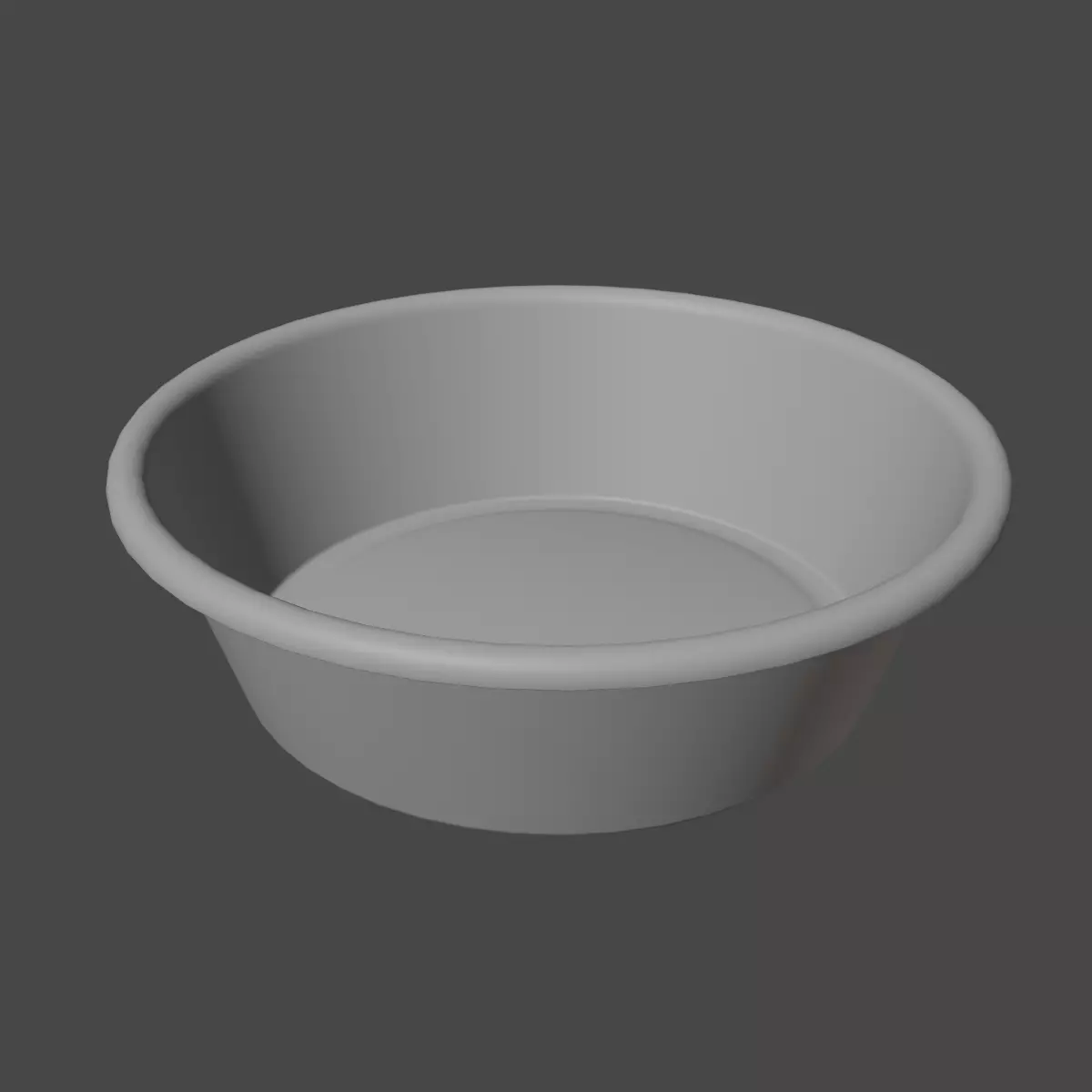 Simple Plastic Wash Basin B Pack 3D Model Collection_38