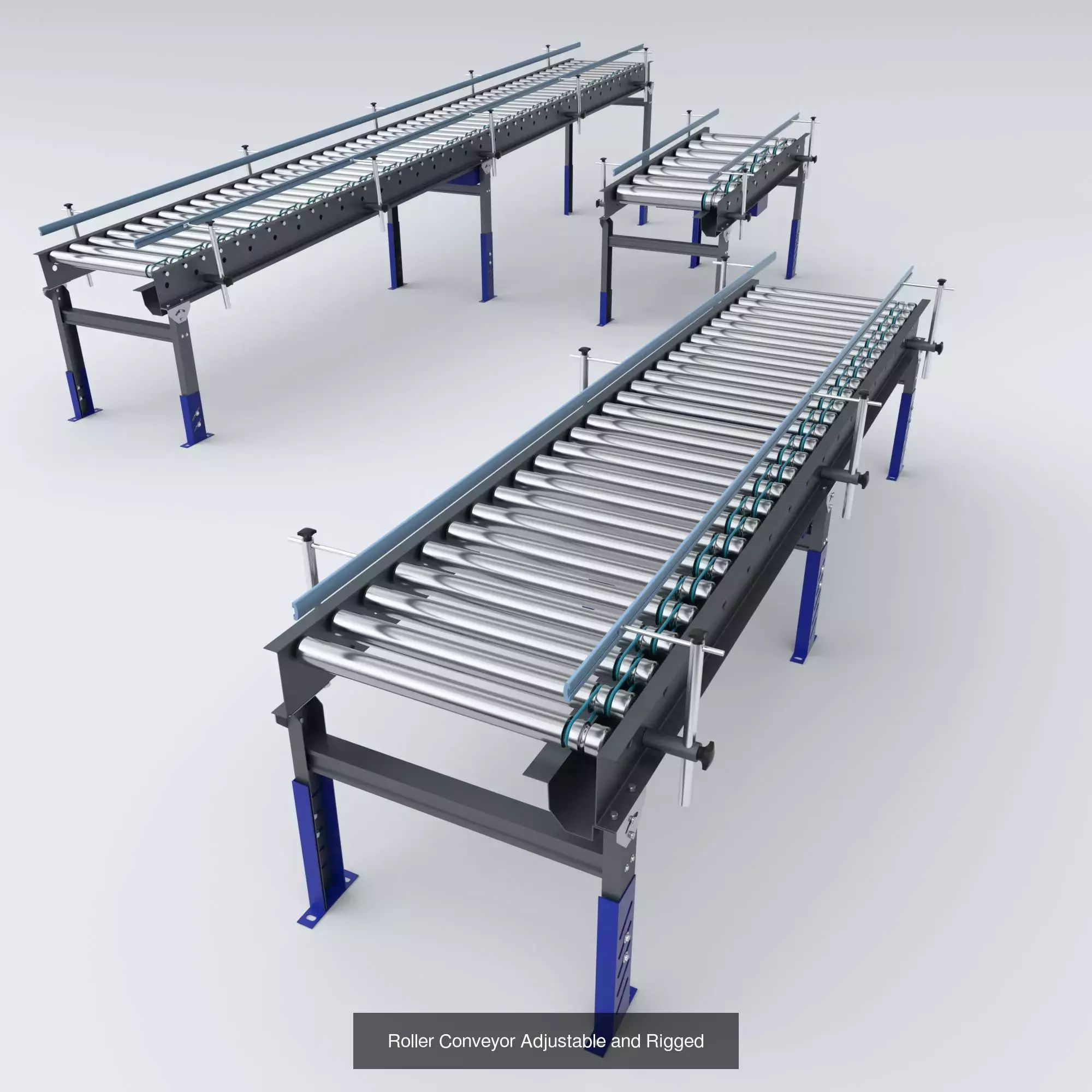 Factory Production Conveyors 3D Model Collection_7