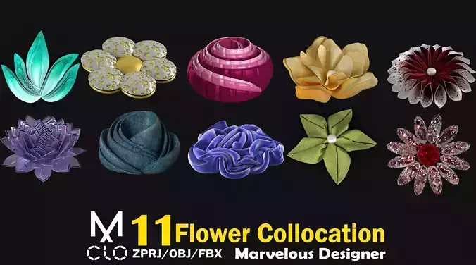 11 Flower Collection-R