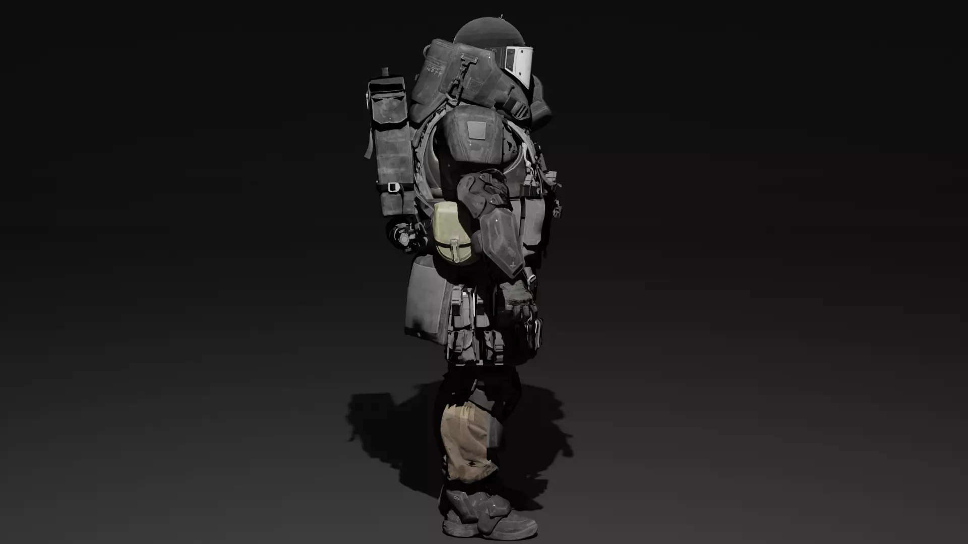 Heavy Juggernaut Game Ready - Low Poly Model Low-poly 3D model_11