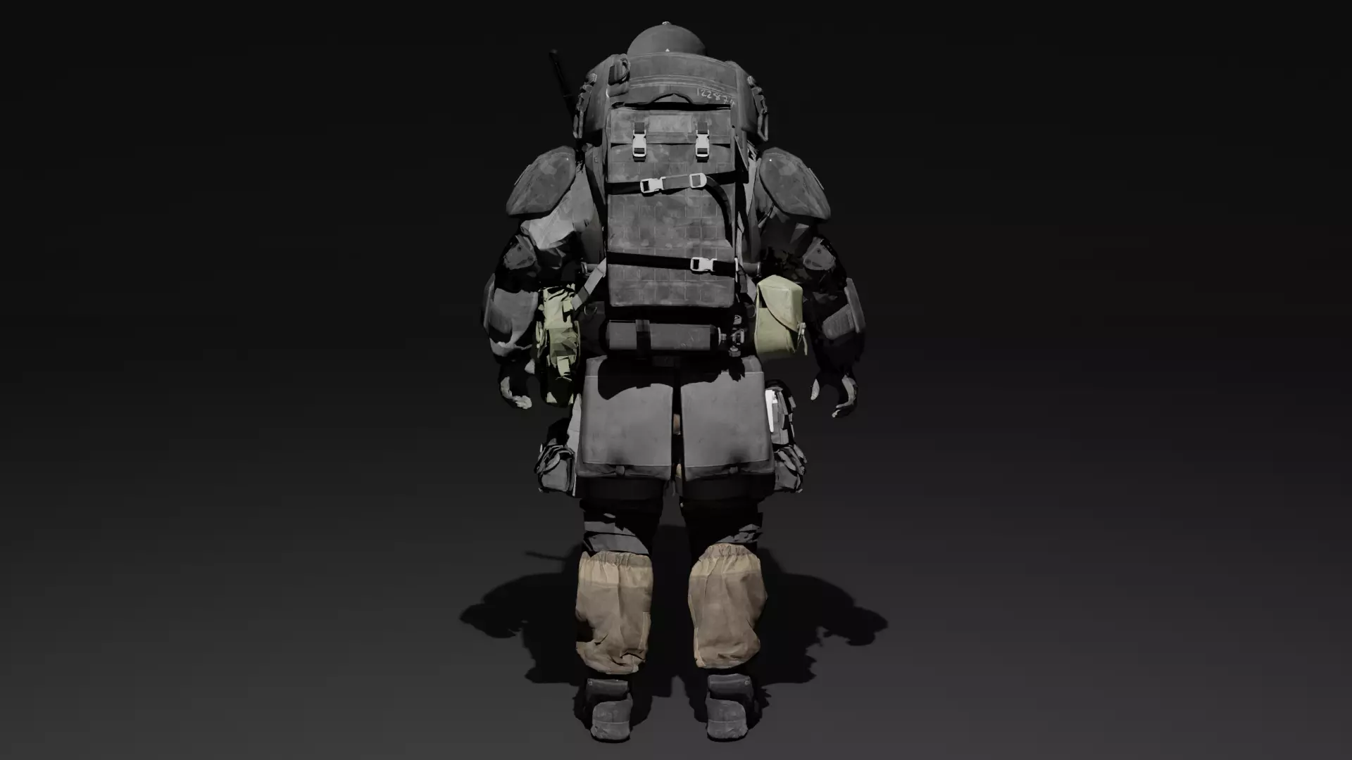 Heavy Juggernaut Game Ready - Low Poly Model Low-poly 3D model_3