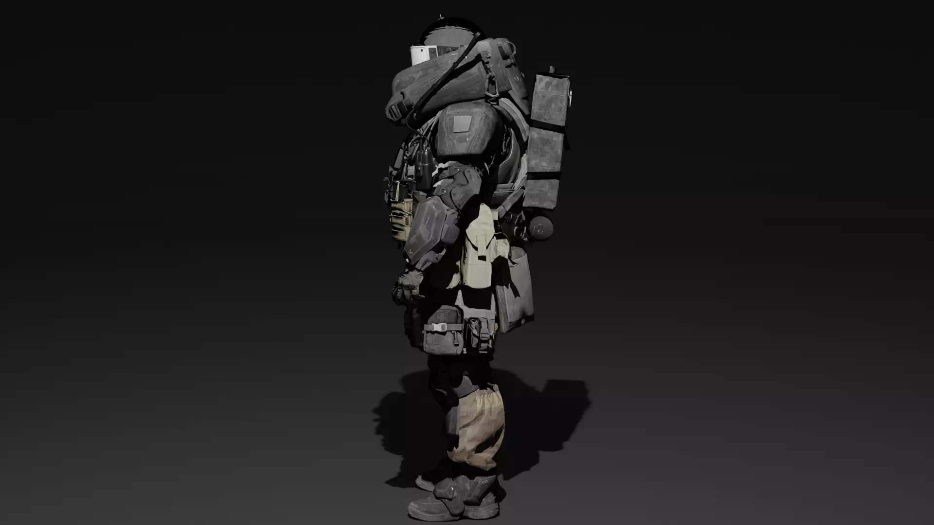 Heavy Juggernaut Game Ready - Low Poly Model Low-poly 3D model_8