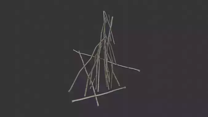 Reed Fence Panel Trampled Look